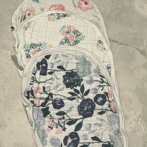 aden + anais Floral Baby Burp Cloths Set -3 total